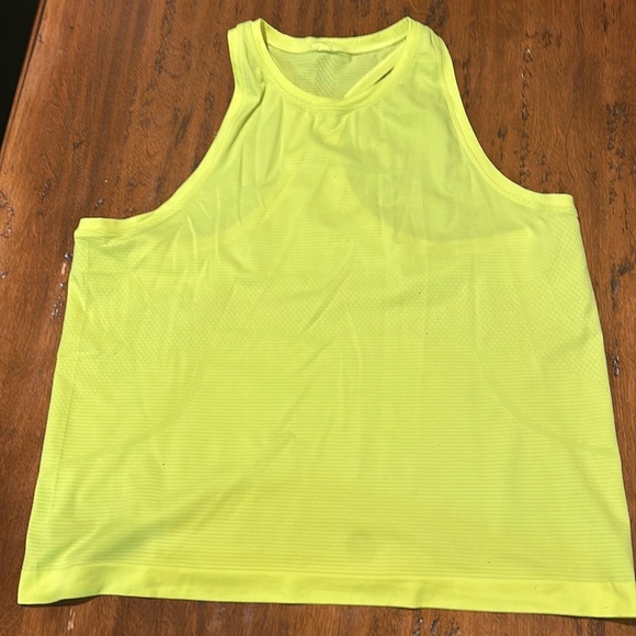 High neck swiftly, tech racer back, Lululemon tank top - Picture 1 of 3